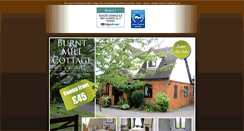 Desktop Screenshot of burntmillcottagebandb.com